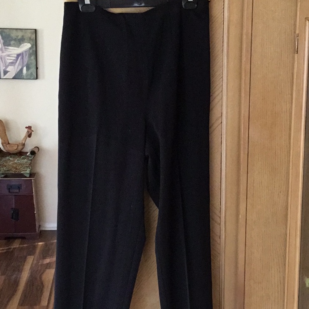 Sigrid Olsen black stretch pants